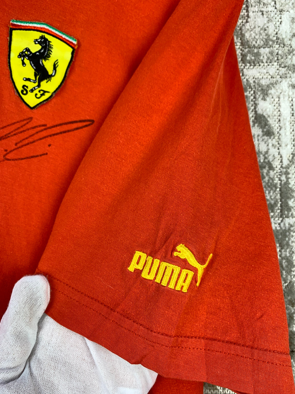 Mens Puma Ferrari Red T Shirt