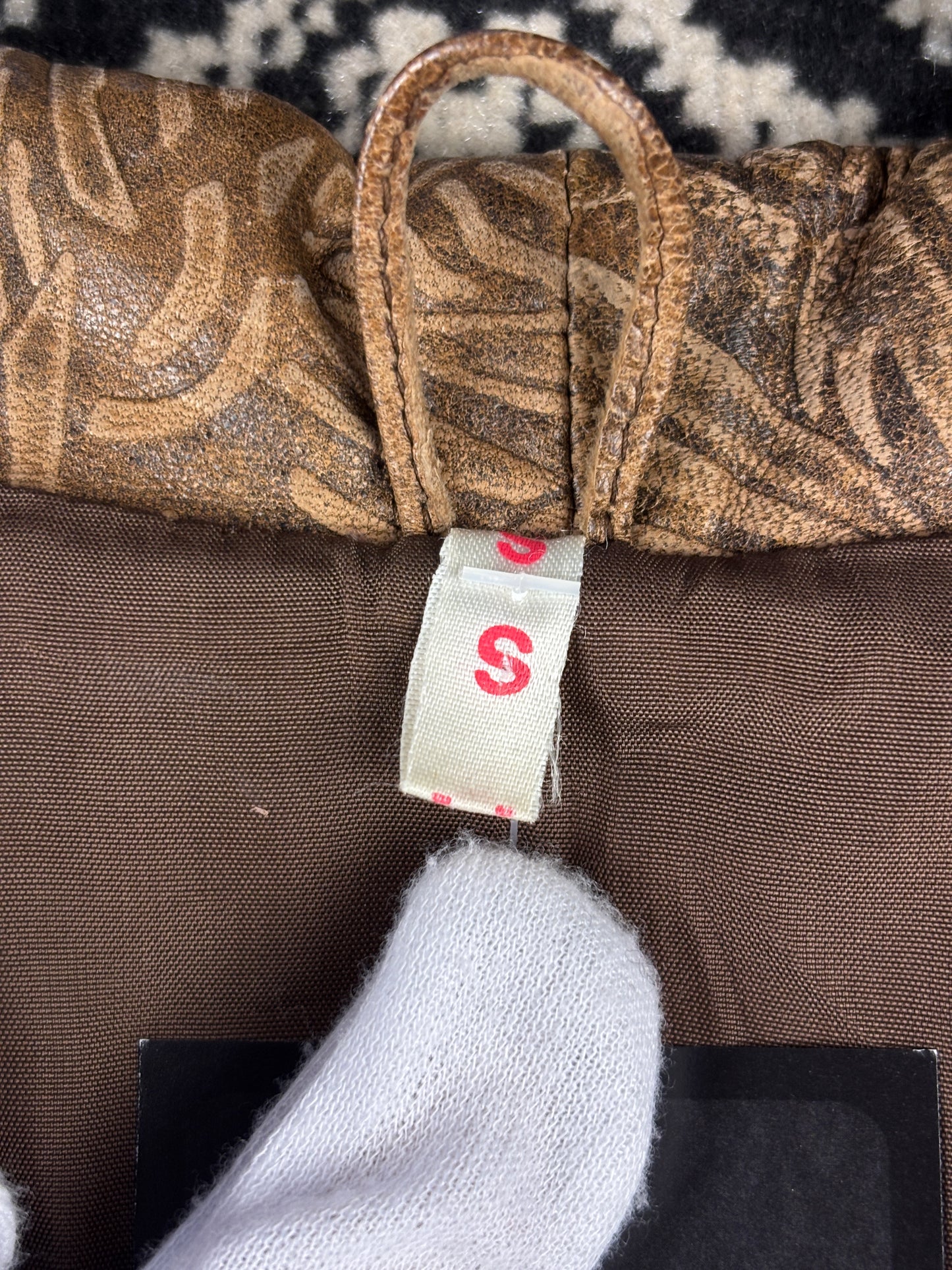 Men’s Vintage Light Brown Genuine Leather Jacket