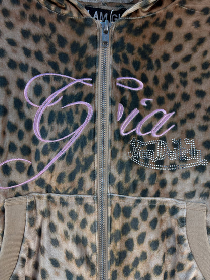 Women's Y2K I.AM.GIA Cheetah Print Tracksuit