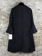 Valentino Garavani Black Lace-Paneled Dress