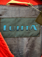 Luhta Vintage Red Bomber Jacket