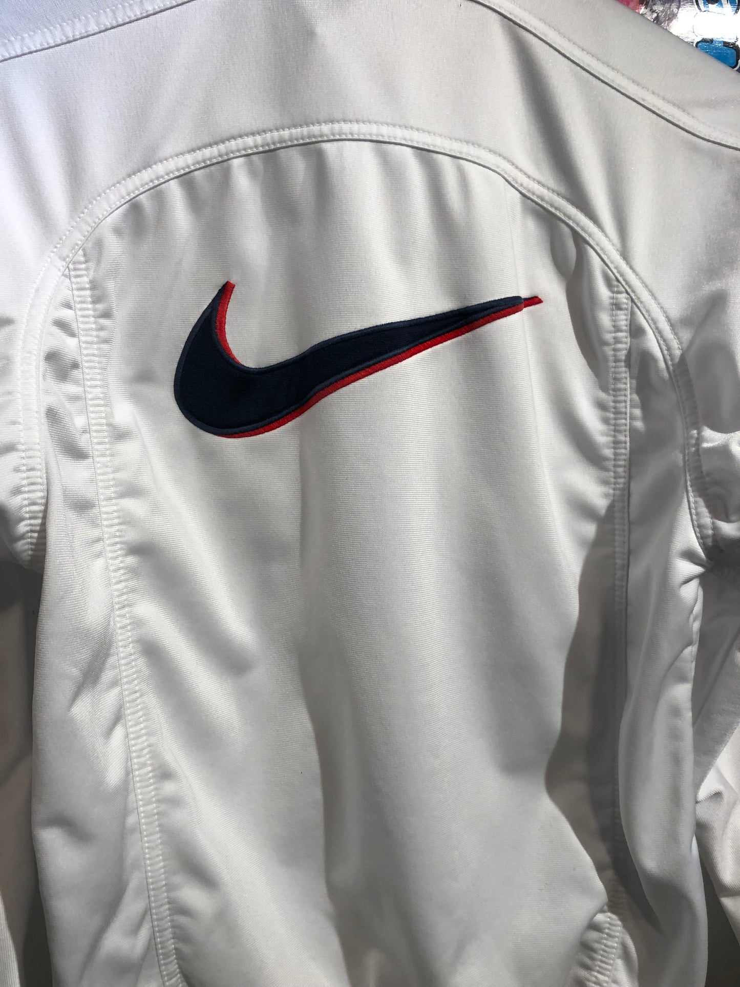 Nike White Track Jacket