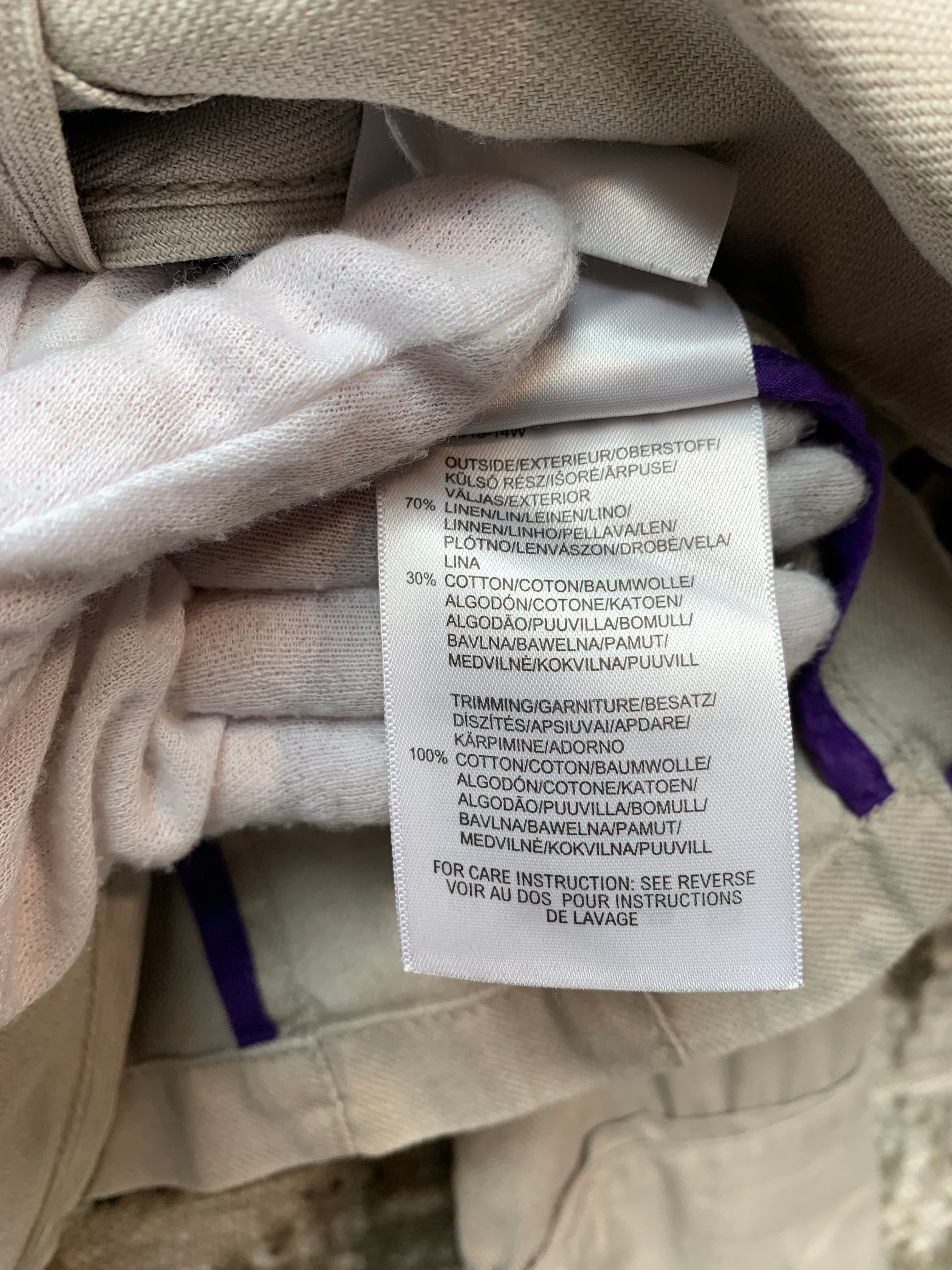Mexx Linen Blend Double-Breasted Jacket