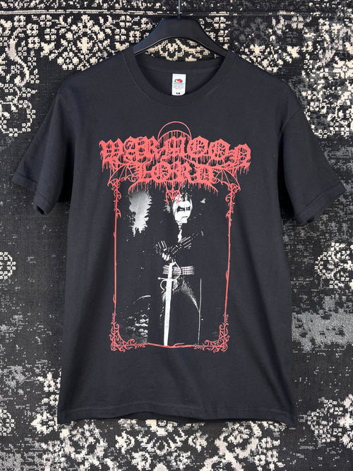 Men’s Rare Warmoon Lord Black Metal Band Graphic T-Shirt