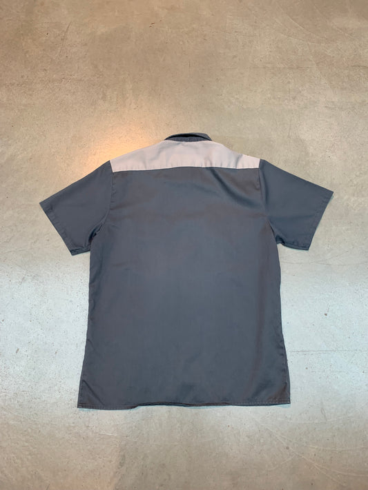 Dickies Men’s L Gray Two-Tone Short Sleeve Shirt