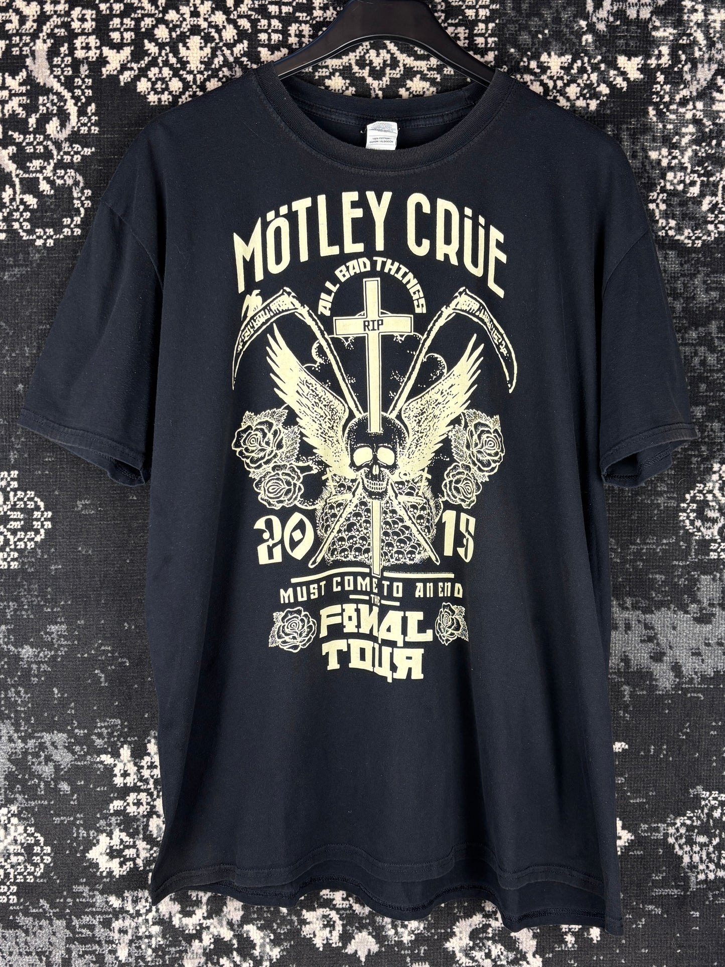 Mötley Crüe 2015 Final Tour Black T-Shirt