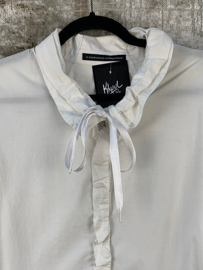 Womens Marithe Francois Girbaud White Button Up