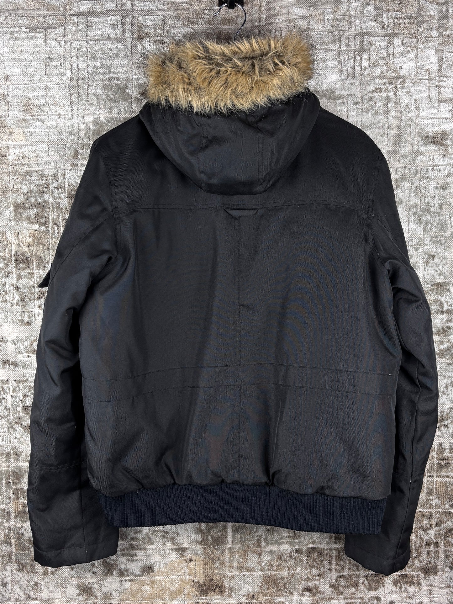 Mens Y2K Vero Moda Black Hooded Jacket