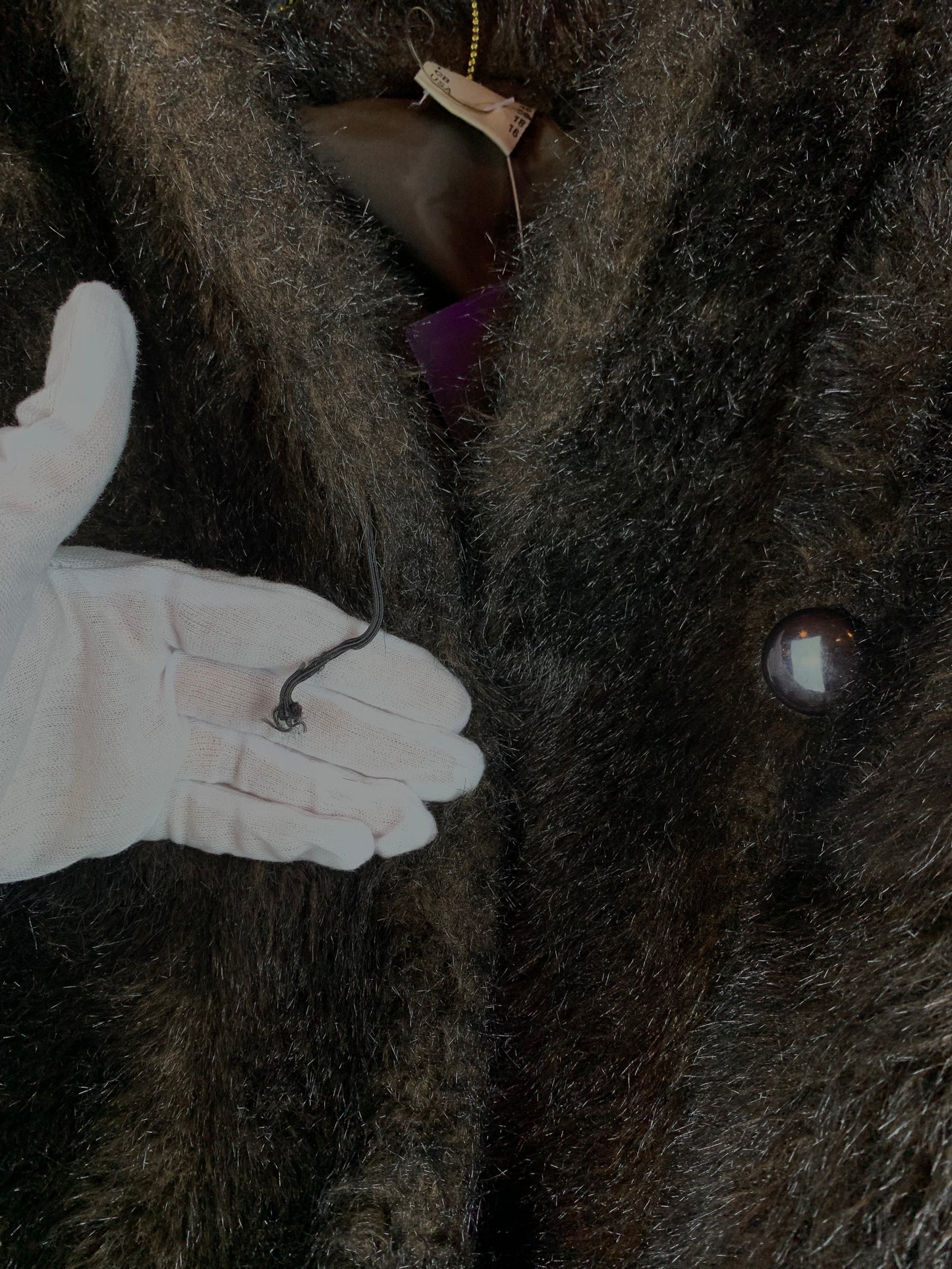 Vintage Women's Faux Fur Coat