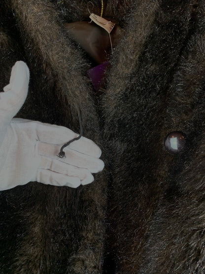 Vintage Women's Faux Fur Coat