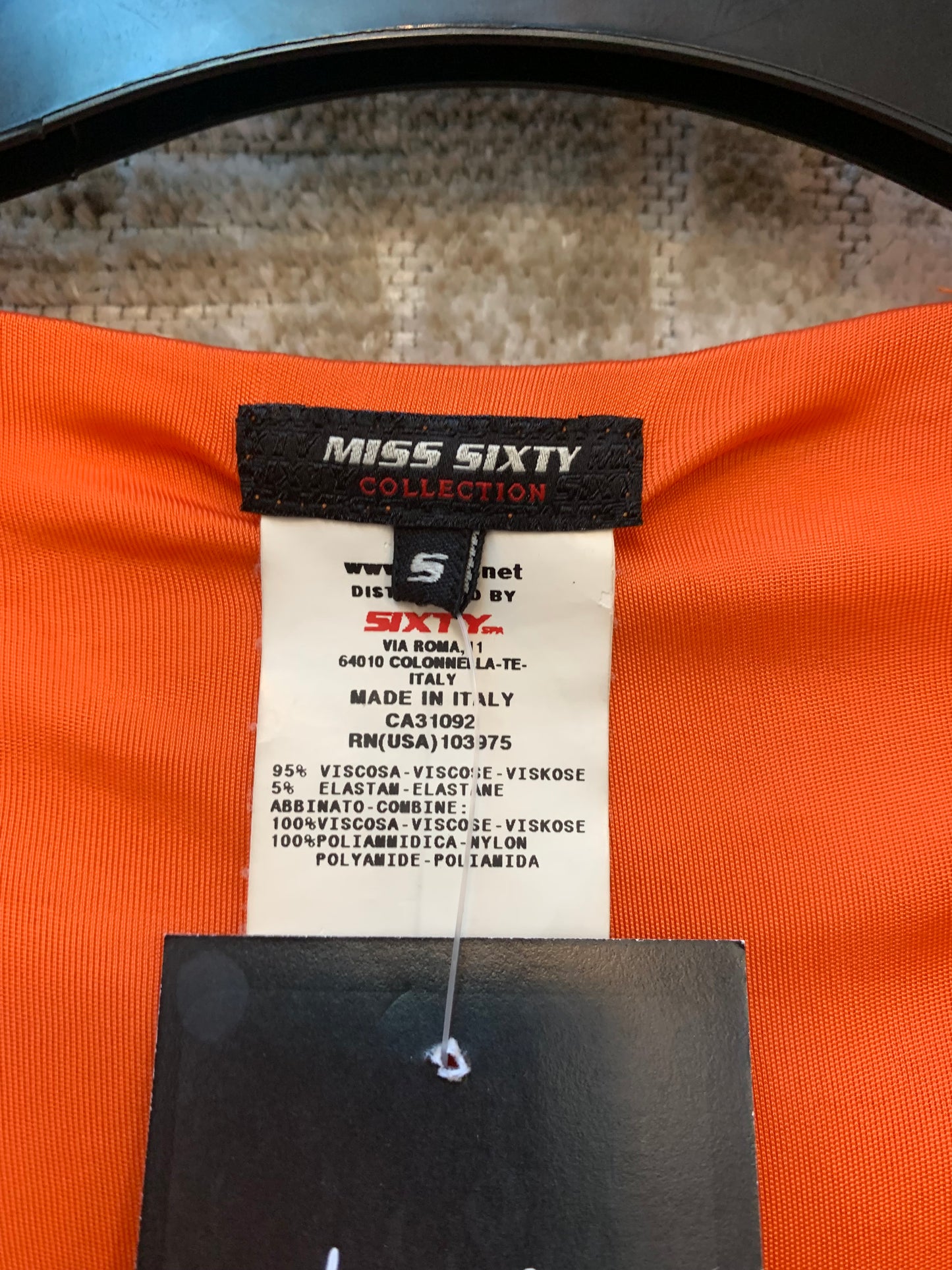 Miss Sixty Y2K Swirl Print Sleeveless Top