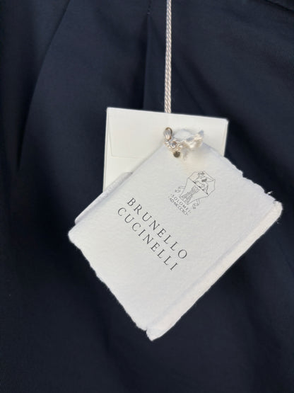 Brunello Cucinelli Navy Blue Trousers
