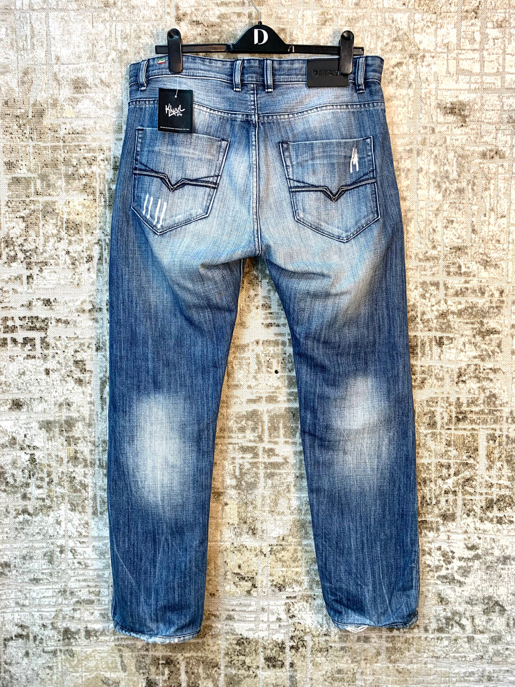 Diesel Y2K Distressed Button-Fly Jeans
