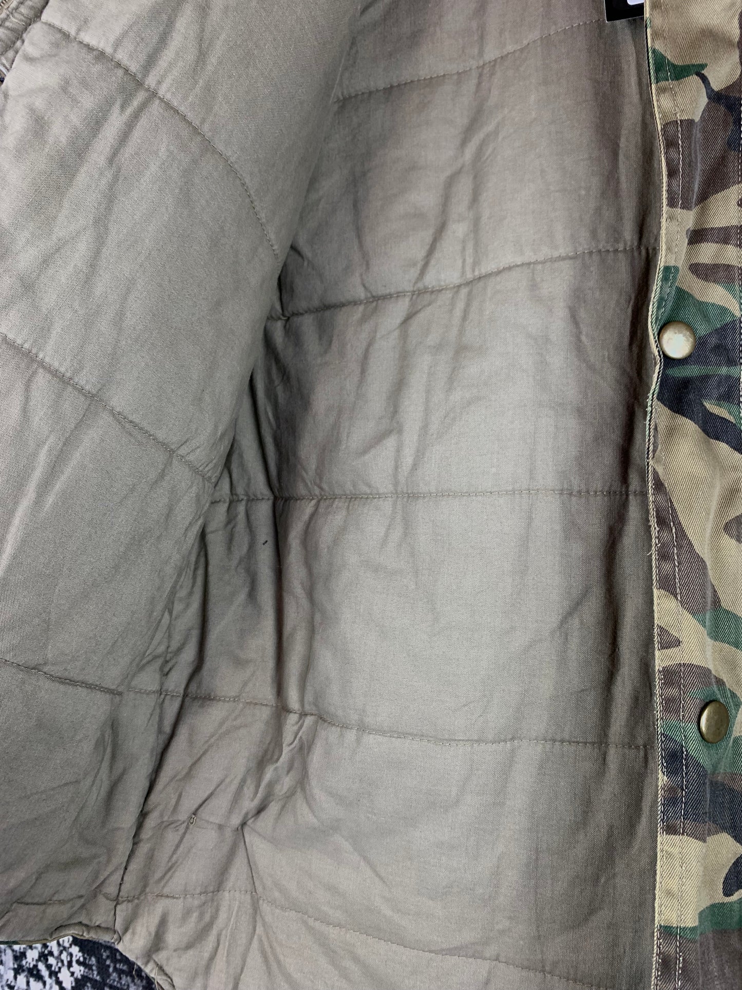 Men's Y2K Military Camo Utility Vest