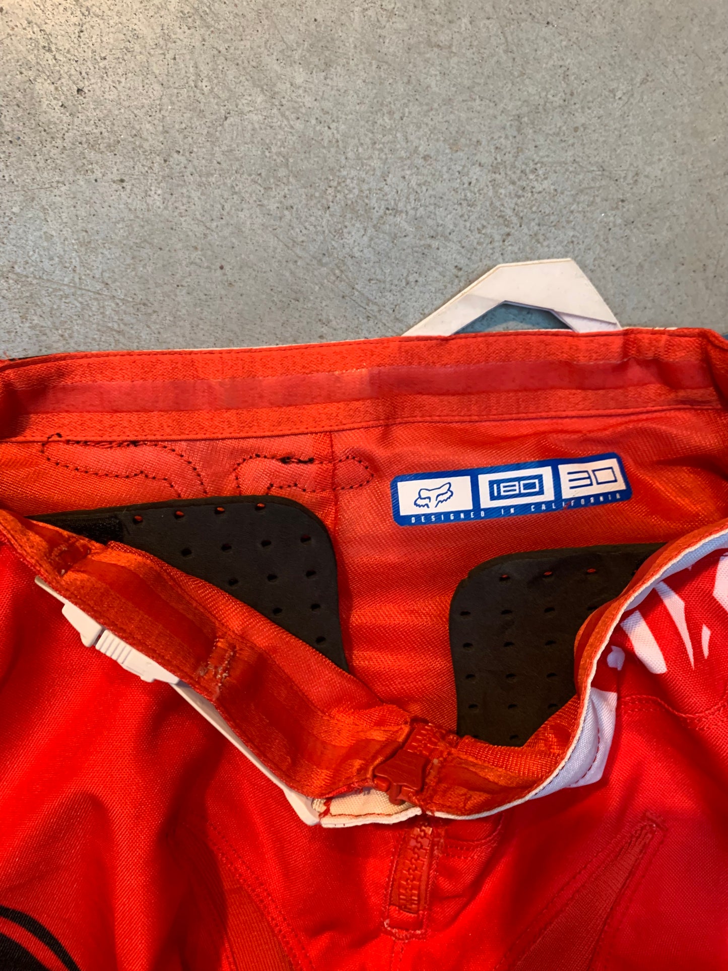 Women's Red, Black & White FOX Racing Pants