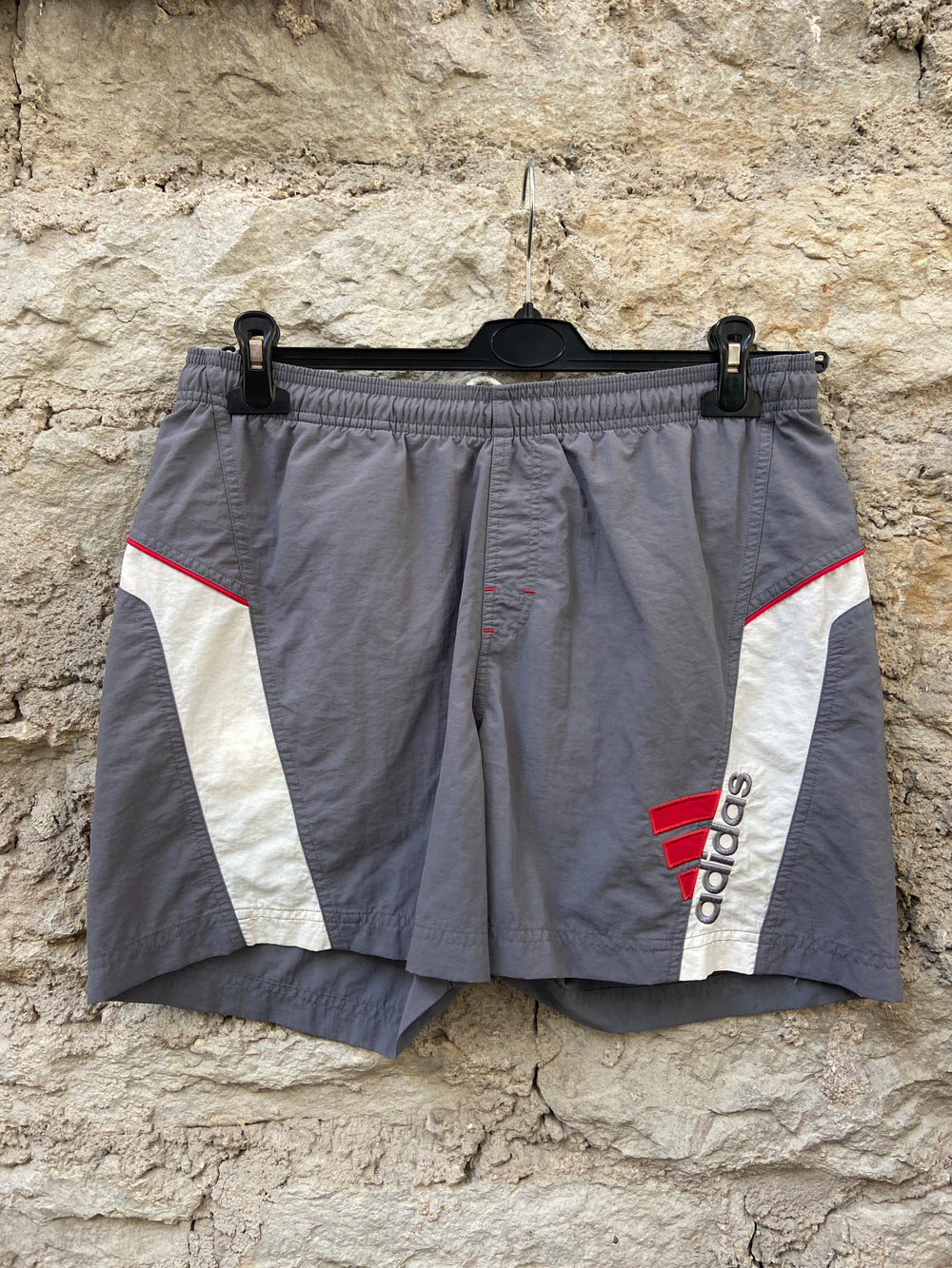 Adidas vintage shorts grey