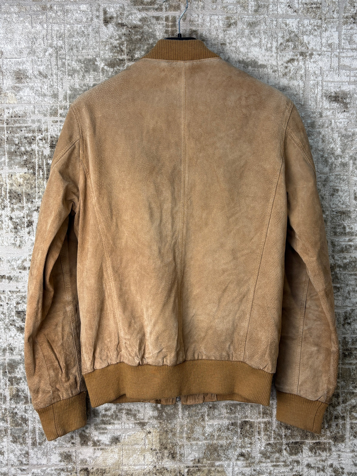 LIV Suede Leather Bomber Jacket
