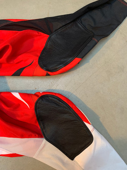 Women's Red, Black & White FOX Racing Pants