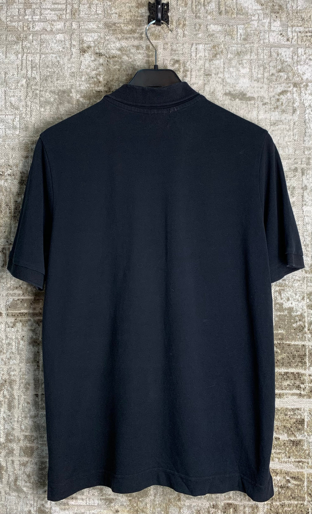 Kappa Black Pique Polo Shirt
