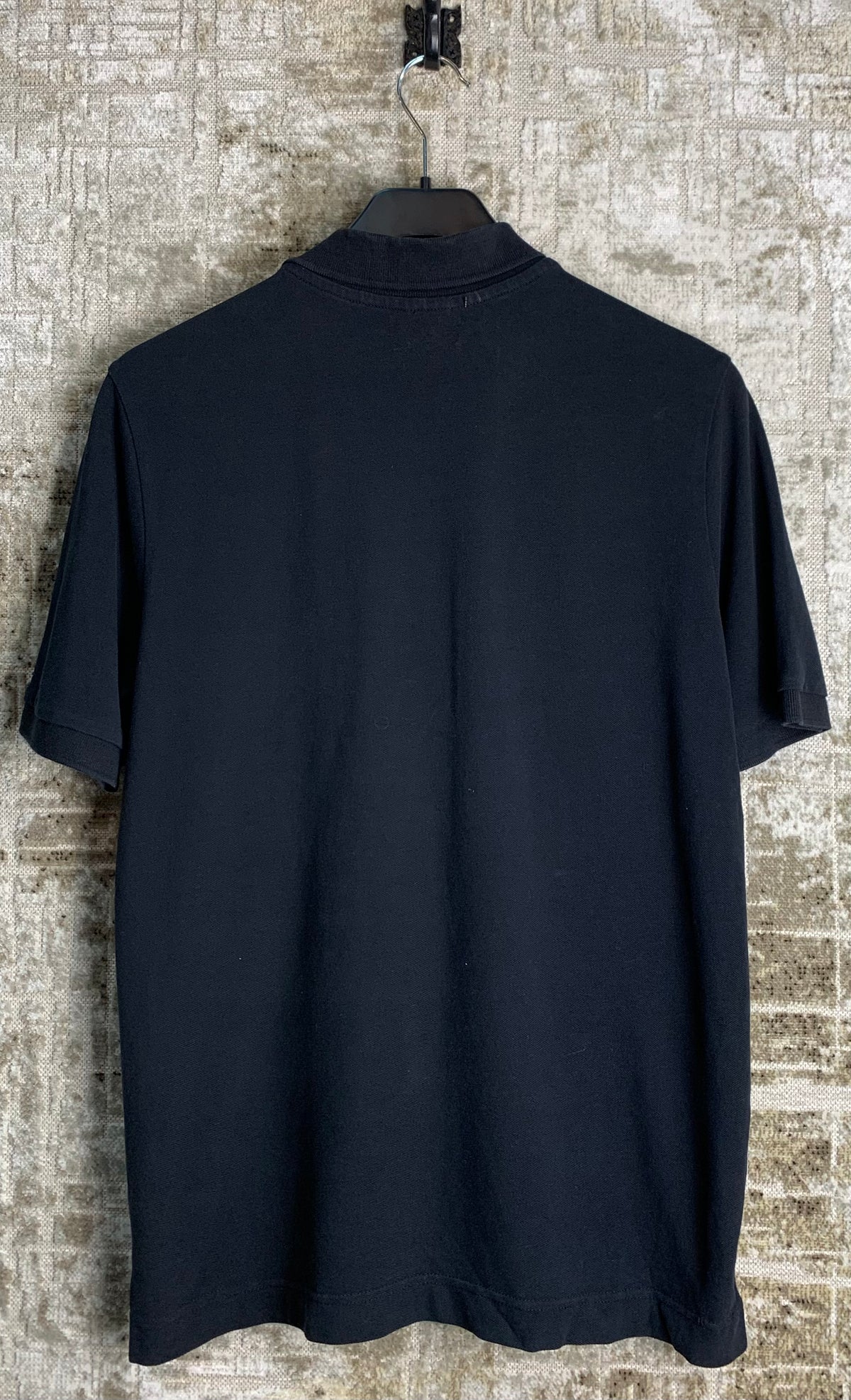 Kappa Black Pique Polo Shirt