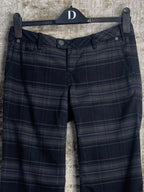 edc by Esprit Y2K Plaid Flare Trousers