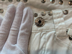 Replay Y2K Studded White Trousers