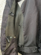 Mens ProBiker Dark Brown Dark Green Motorcycle Jacket