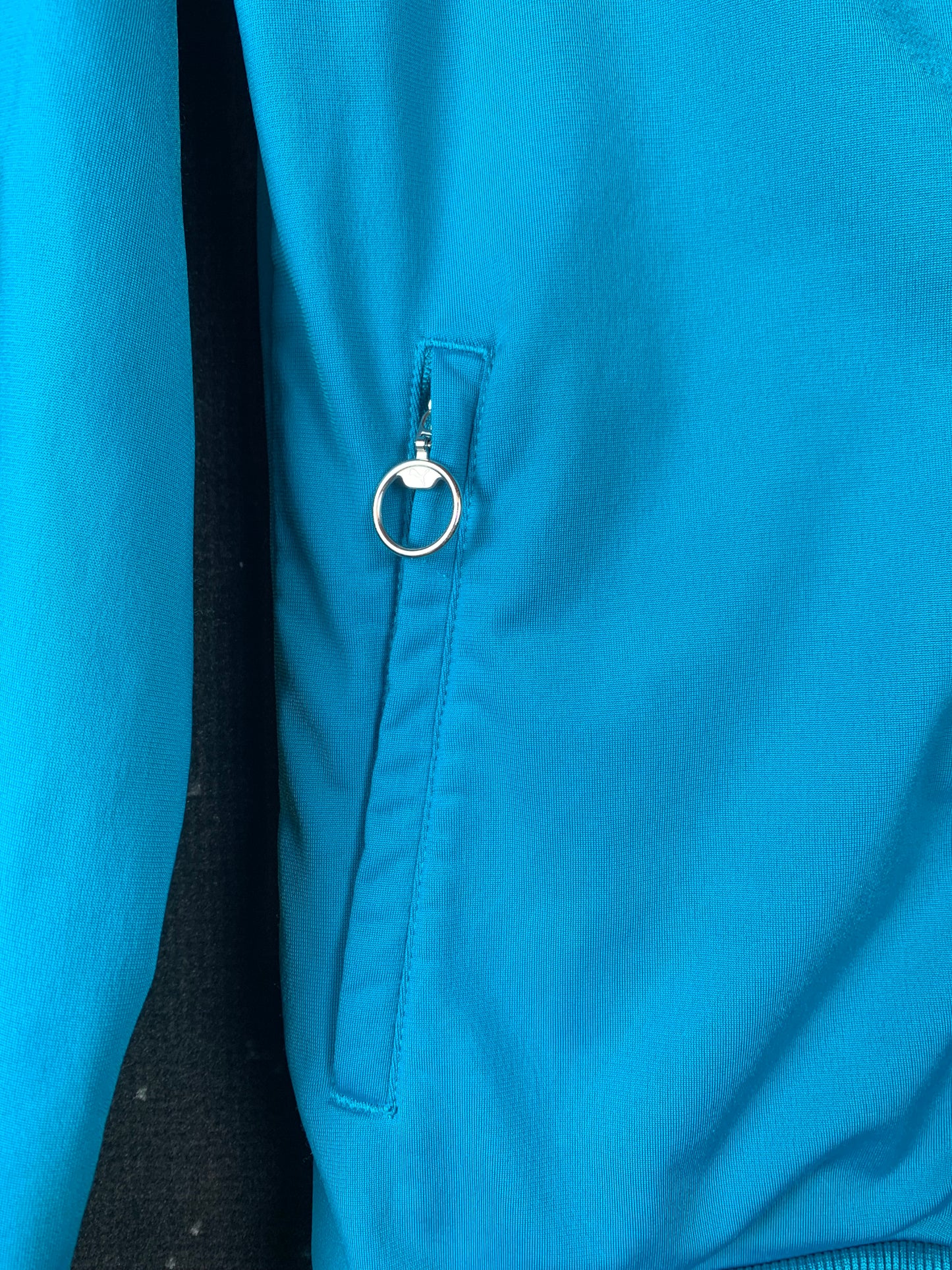 Women's Blue Puma Zip-Up Track Jacket