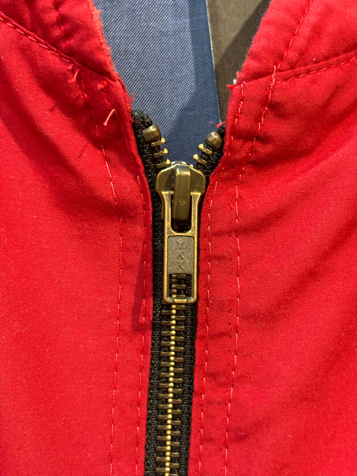 Luhta Vintage Red Bomber Jacket