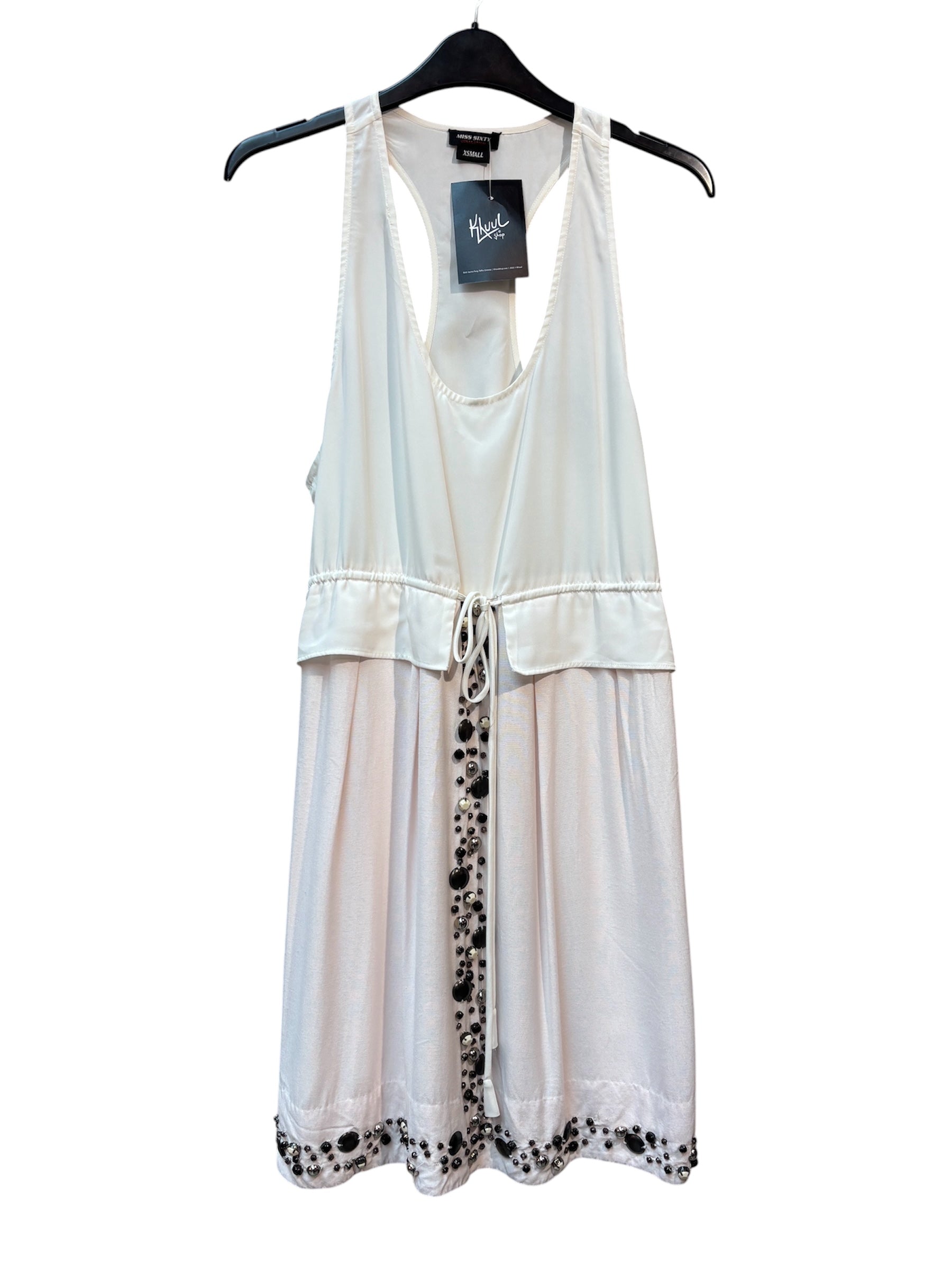 Miss Sixty Beaded Racerback Dress