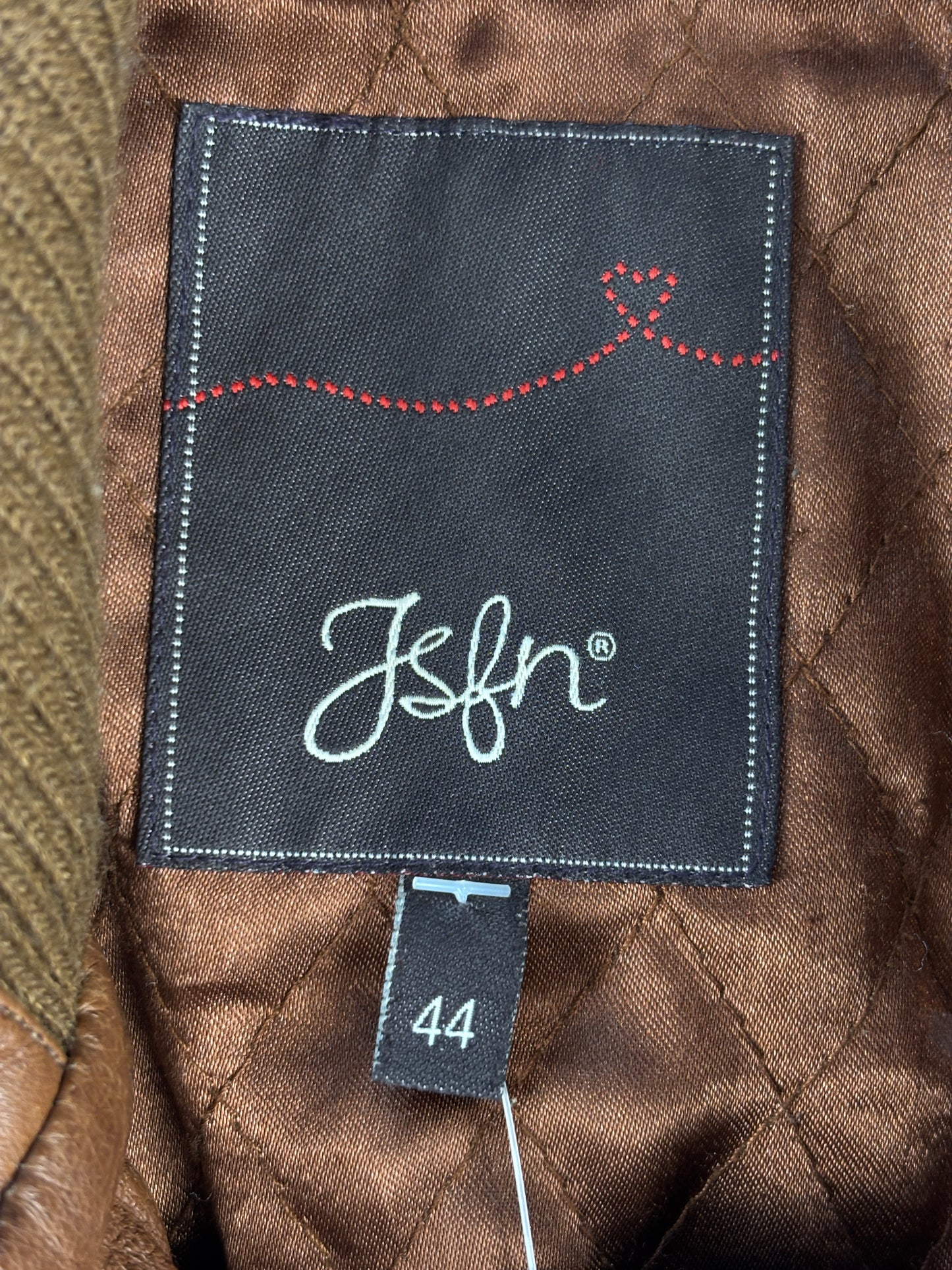 Women's Vintage Brown Leather Jacket