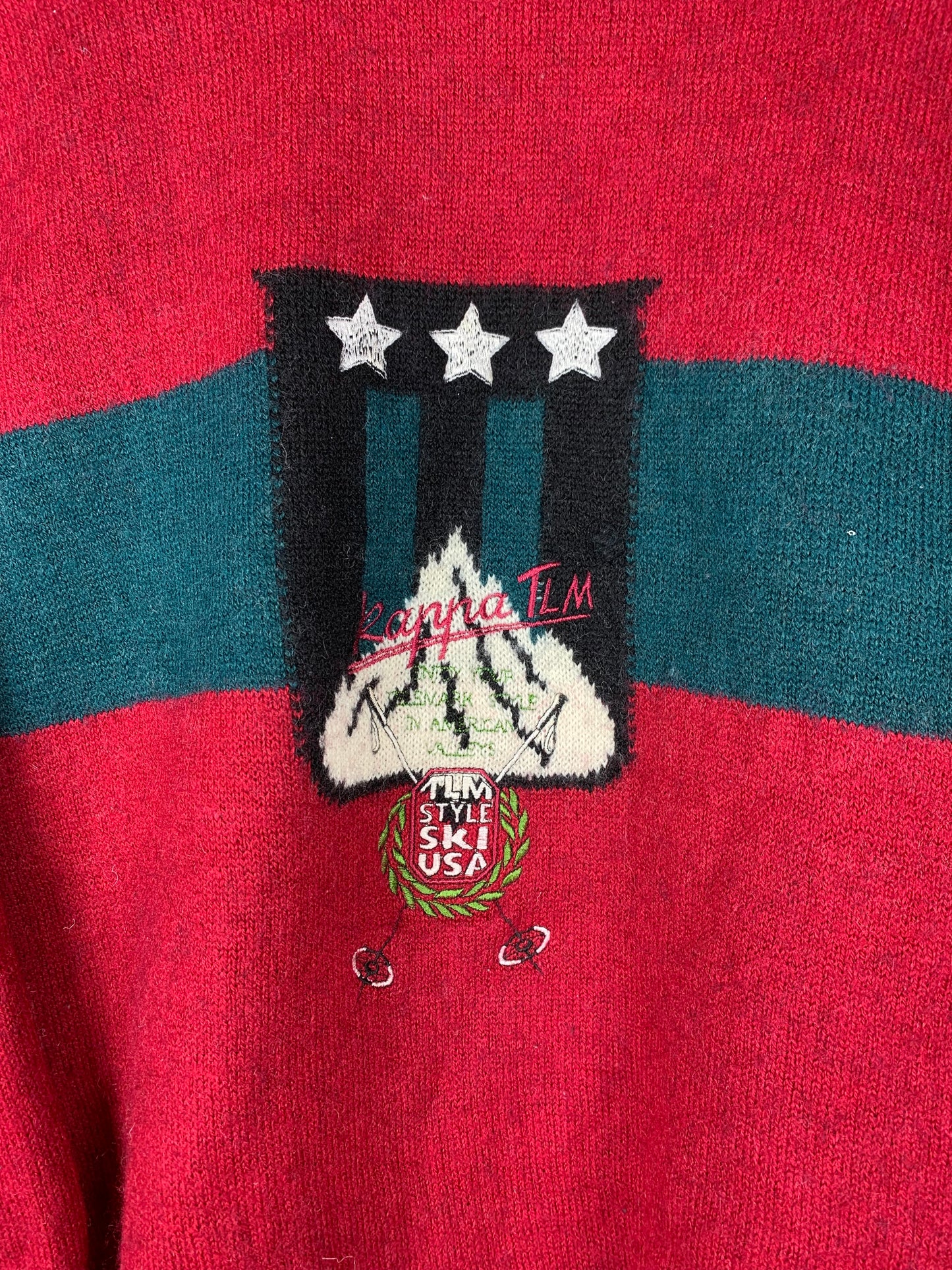 Men's Vintage Kappa Burgundy Sweater