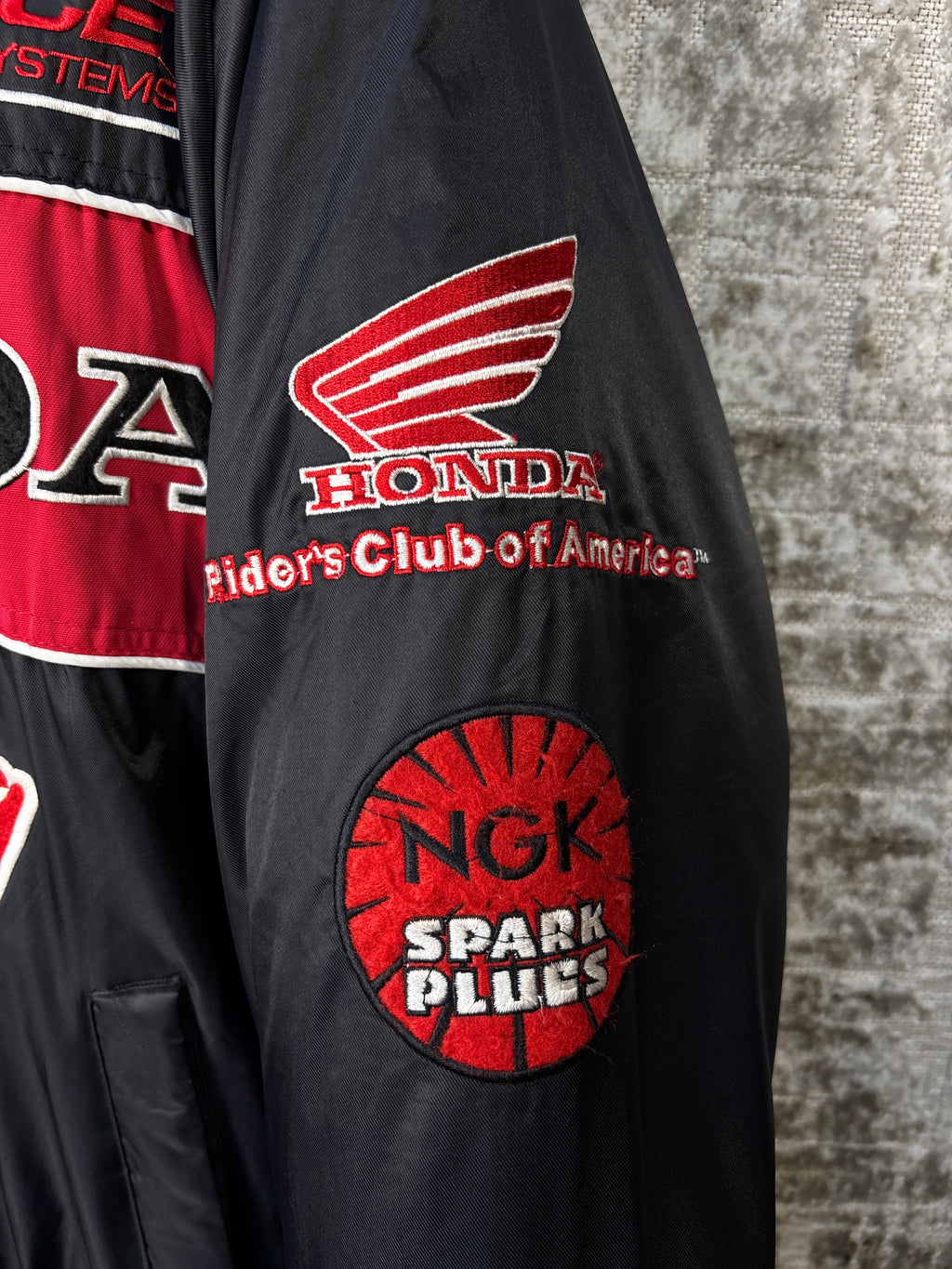 Honda Racing Embroidered Bomber Jacket