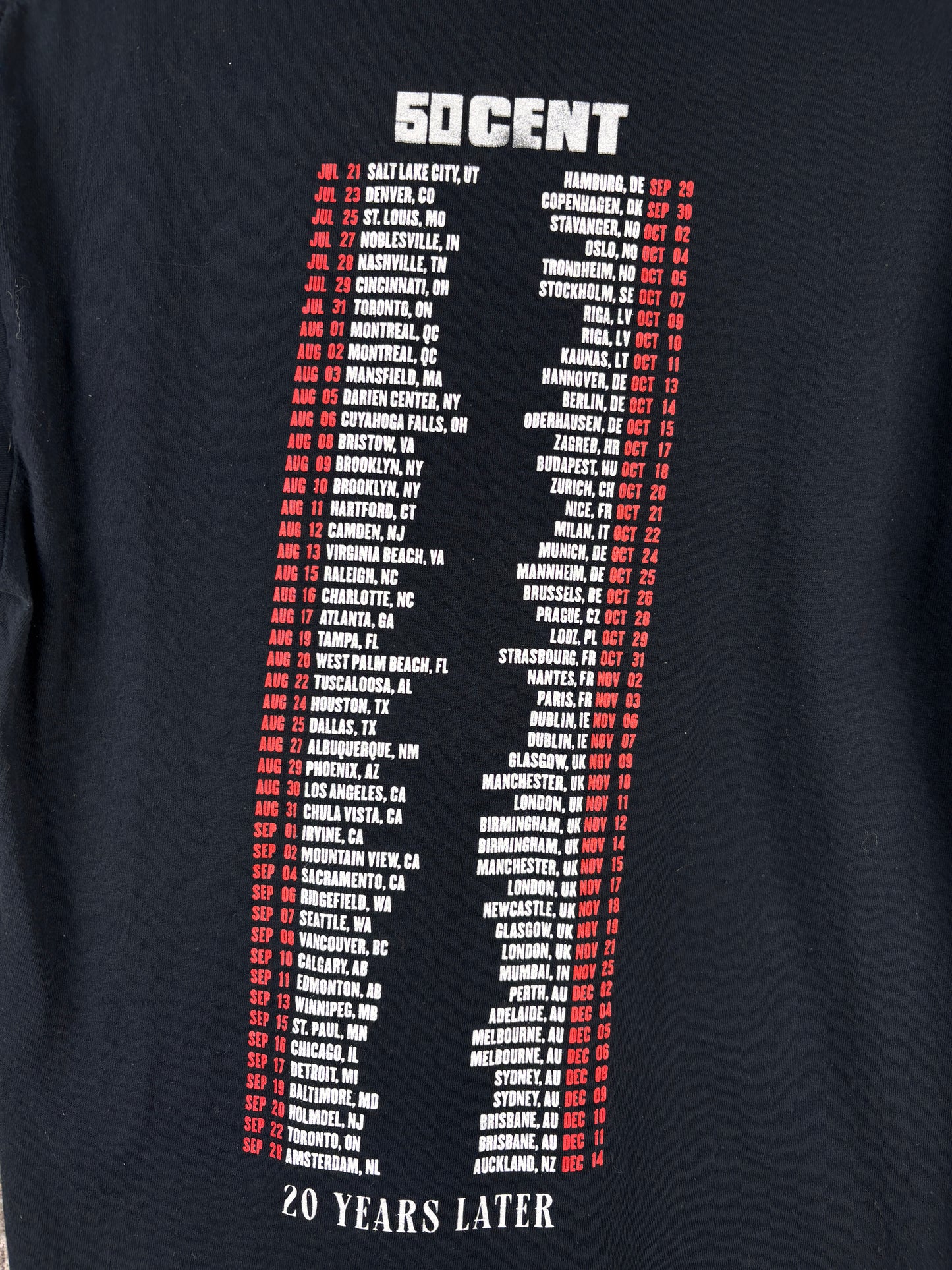 Mens Vintage 50 Cent Get Rich Or Die Tryin T Shirt