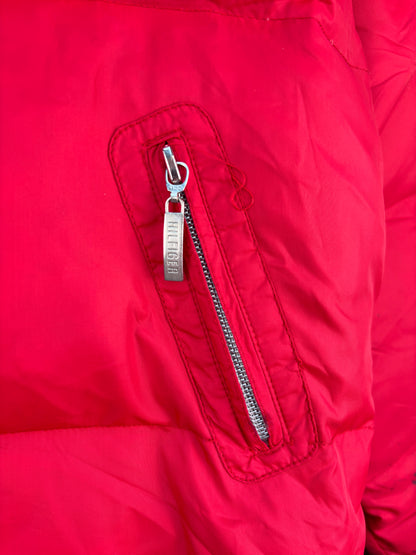 Women's Tommy Hilfiger Red Puffer Jacket
