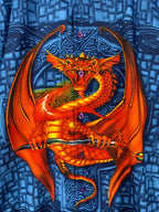 Here & There Blue Dragon Graphic Shirt