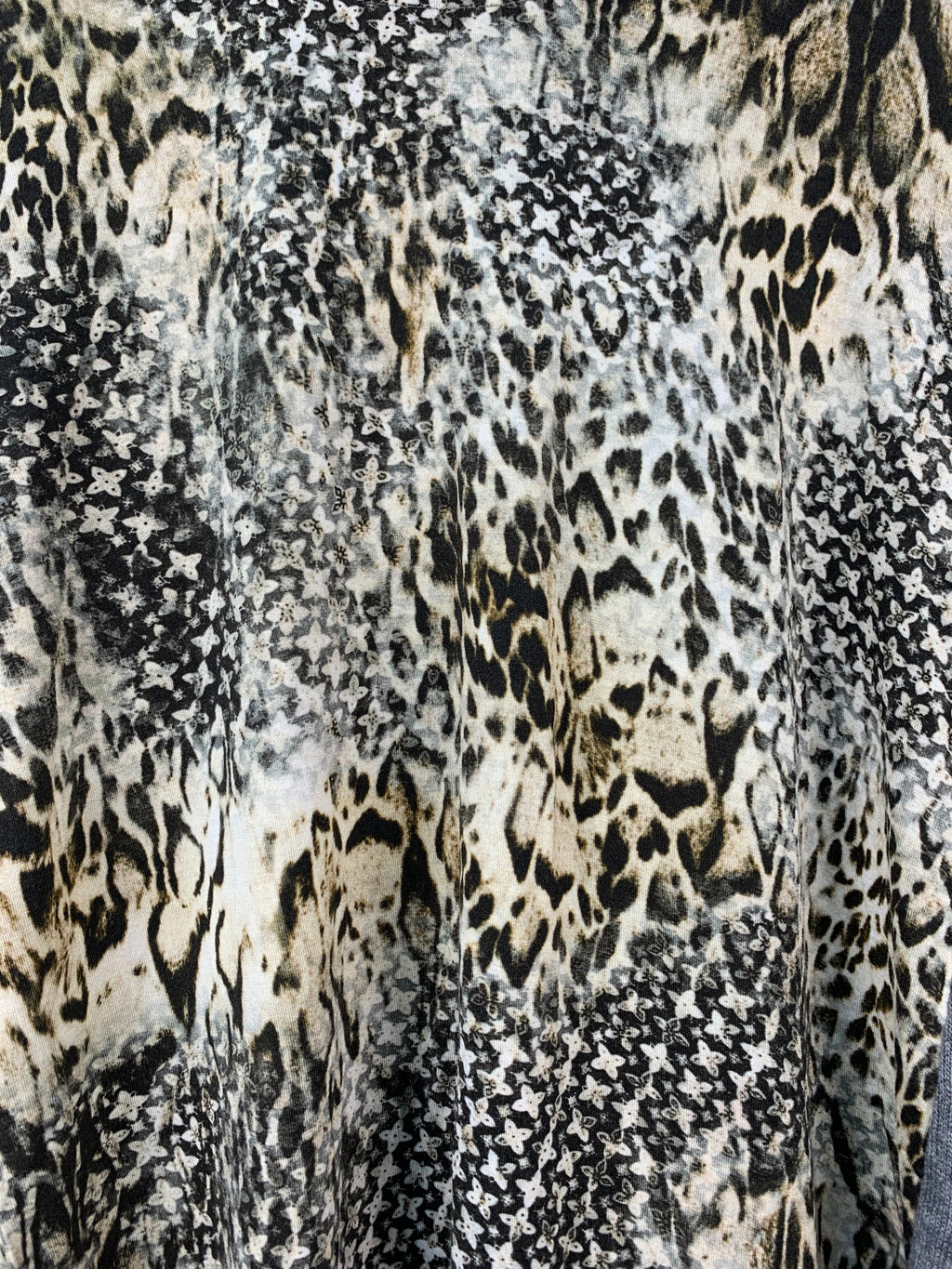 Womens Y2K Animal Print Top
