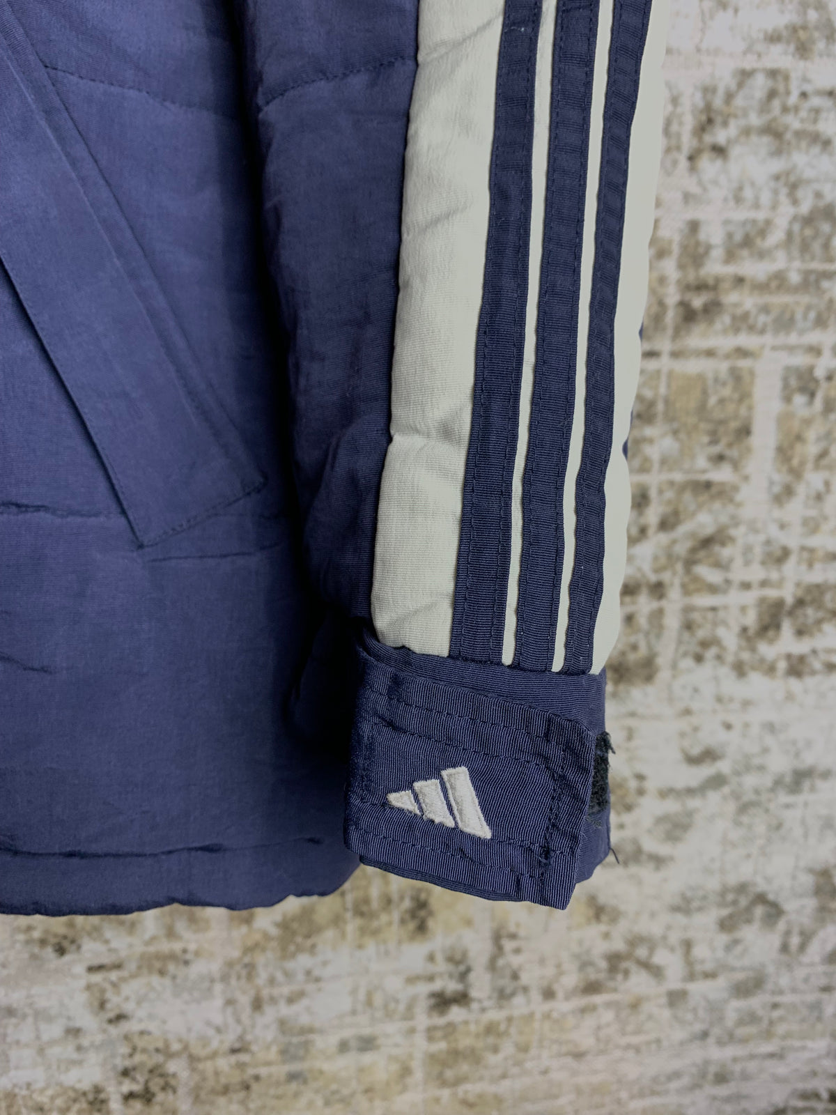 Vintage Adidas Fleece-Lined Puffer Jacket