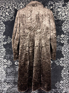 Women's Vintage Golden Brown Long Coat