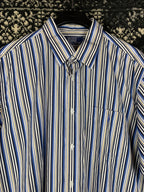 Vintage Polo Ralph Lauren Striped Button Up Short Sleeve Shirt