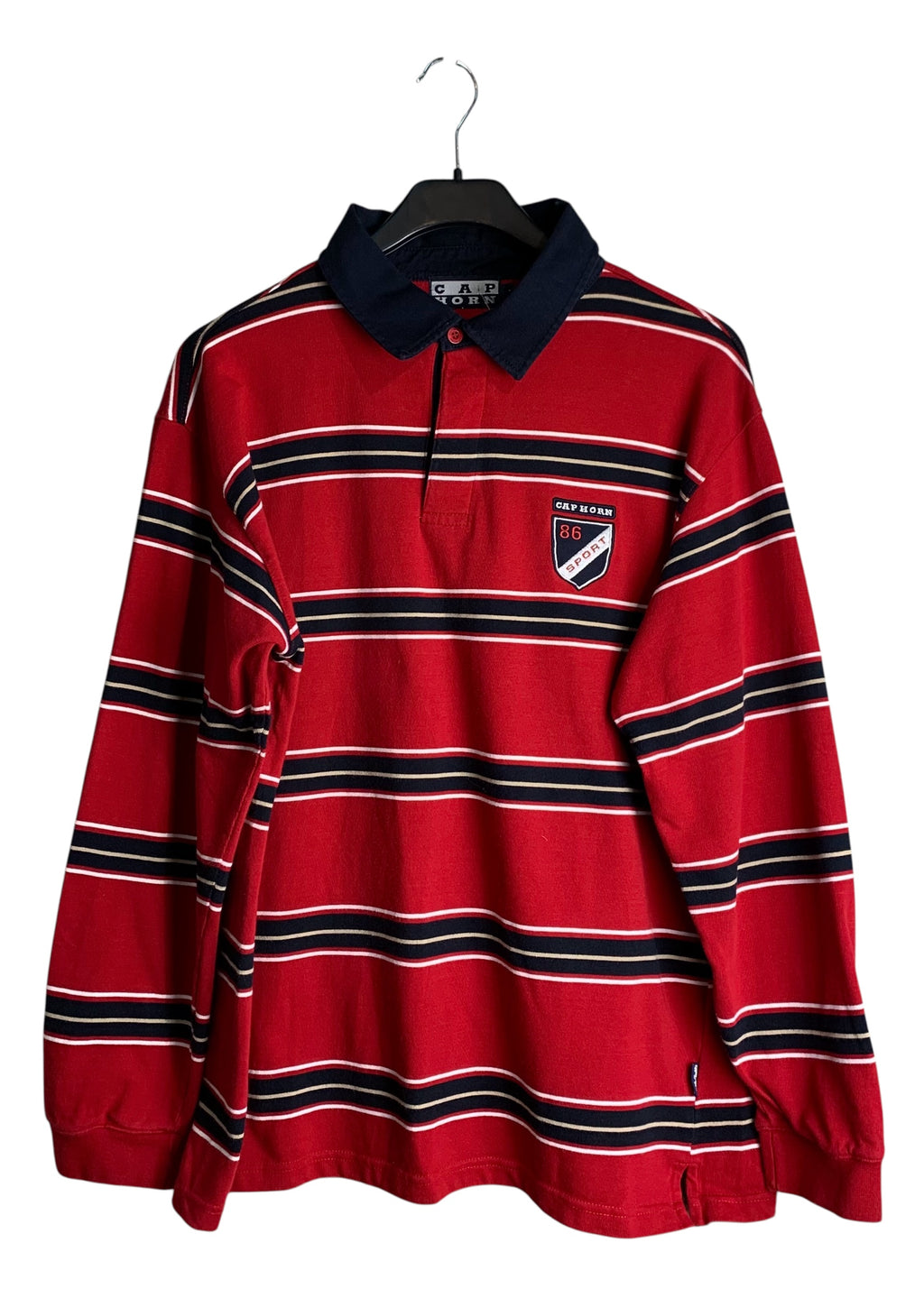 Cap Horn Striped Rugby Polo Shirt