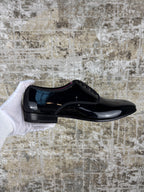 Ferragamo Magic Patent Leather Derby Shoes