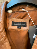 Women's Vintage Martinelli Brown Leather Coat