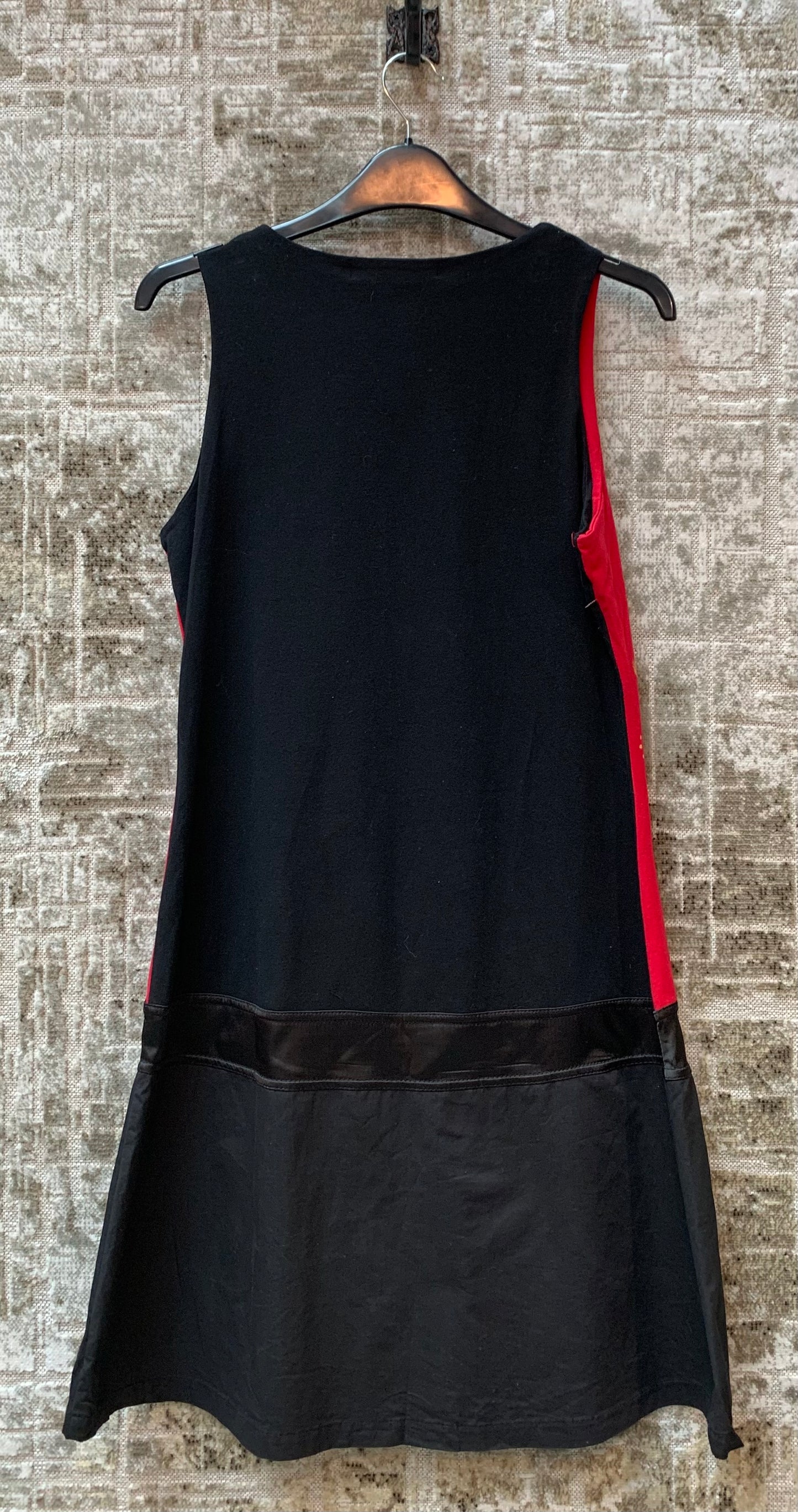 Custo Barcelona Beaded Graphic Sleeveless Dress