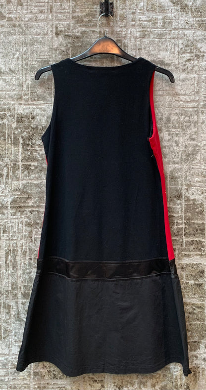 Custo Barcelona Beaded Graphic Sleeveless Dress