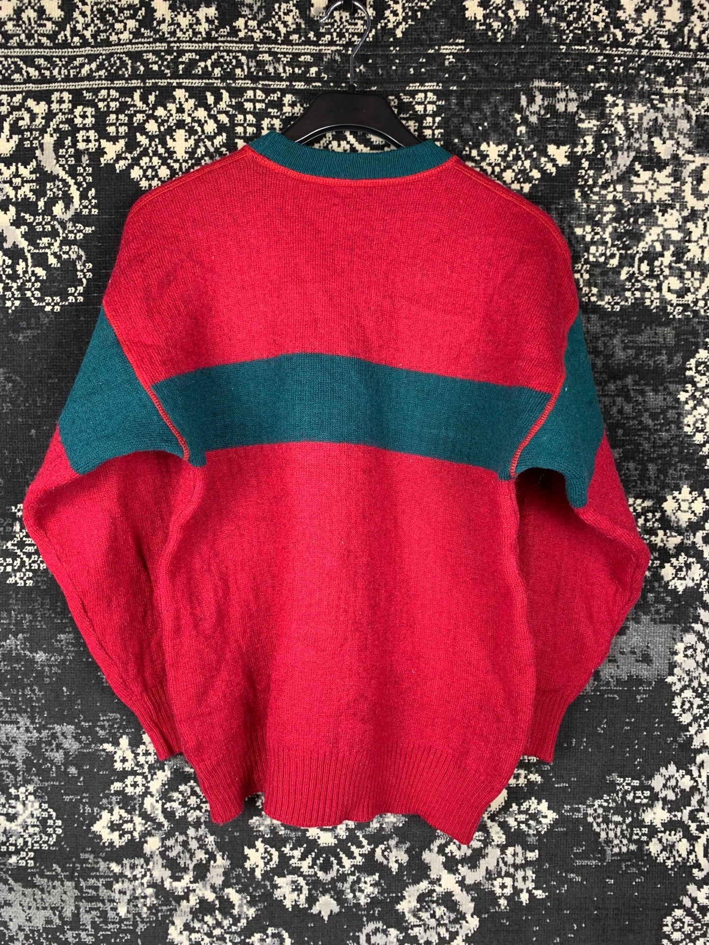 Men's Vintage Kappa Burgundy Sweater
