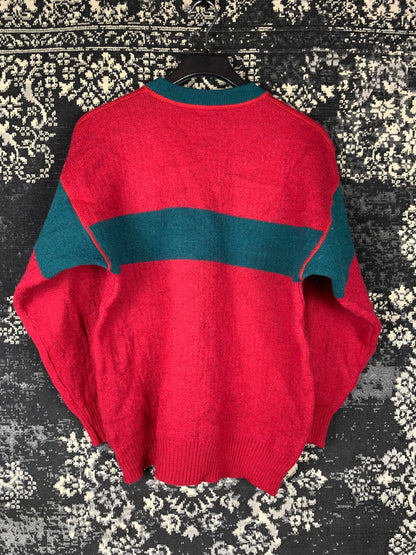 Men's Vintage Kappa Burgundy Sweater