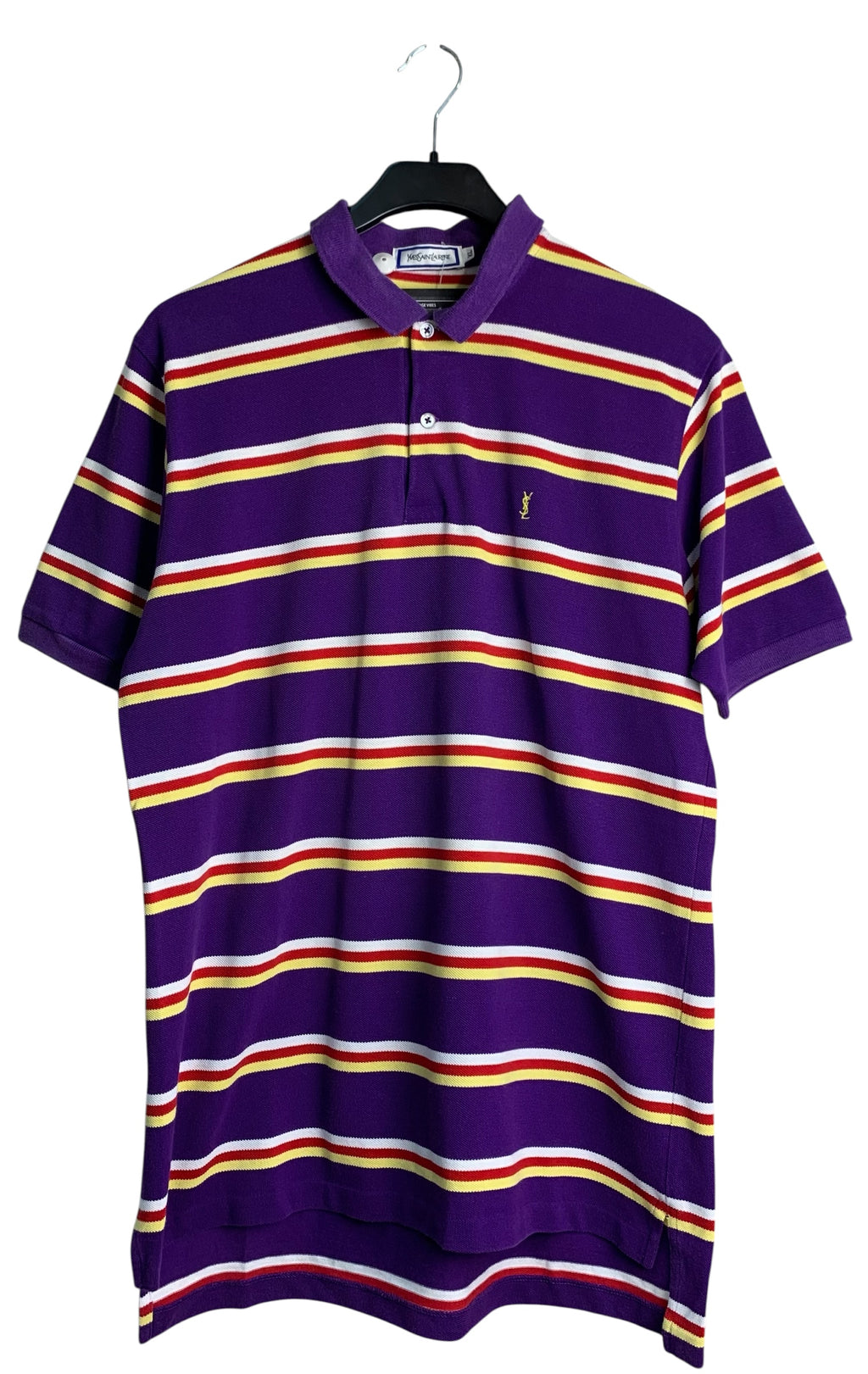 Yves Saint Laurent Striped Polo Shirt