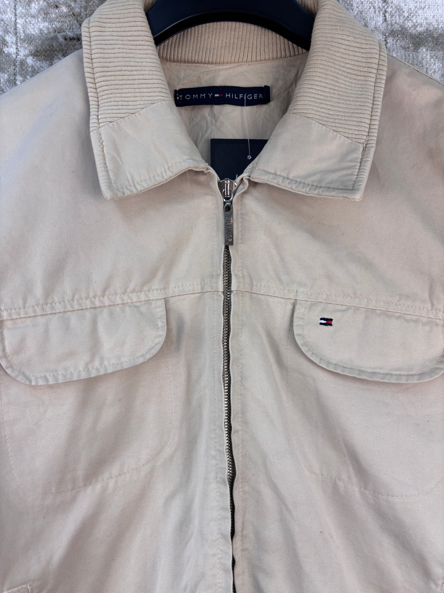 Men's Vintage Tommy Hilfiger Beige Jacket