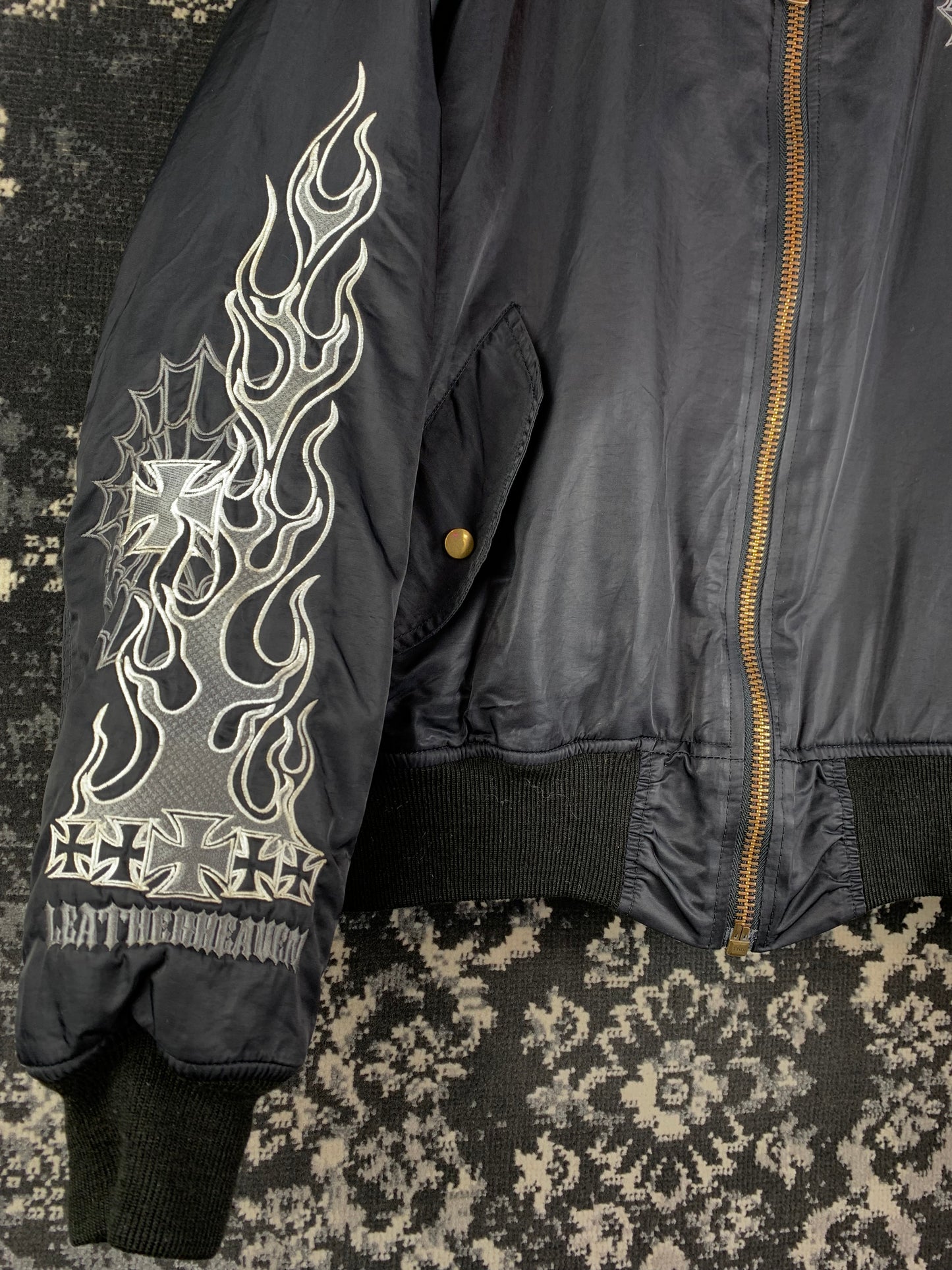 GGW Gun Gong Wear Black Choppers Bomber Jacket